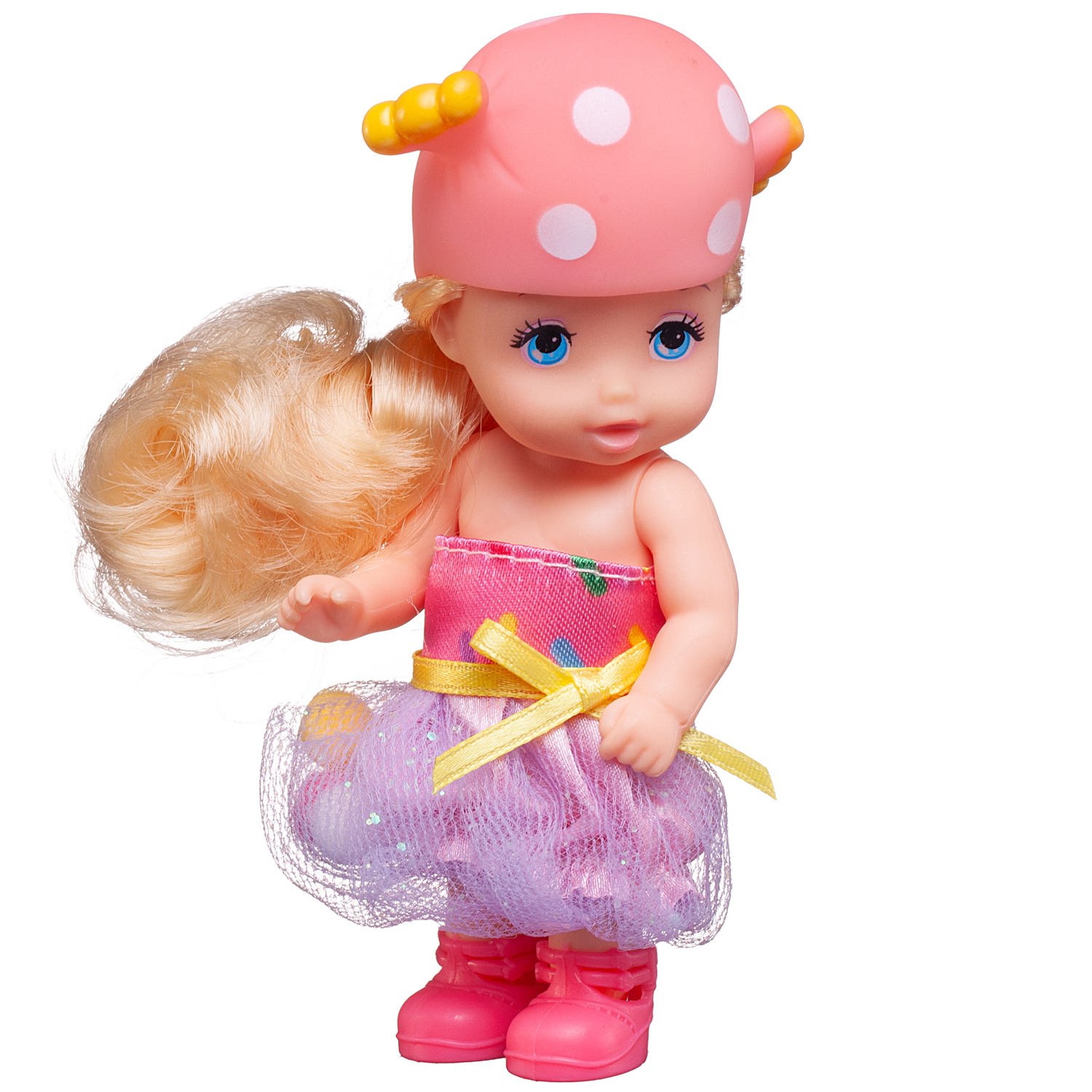Кукла мини Junfa Baby Ardana DH2210B/розовая - фото 3