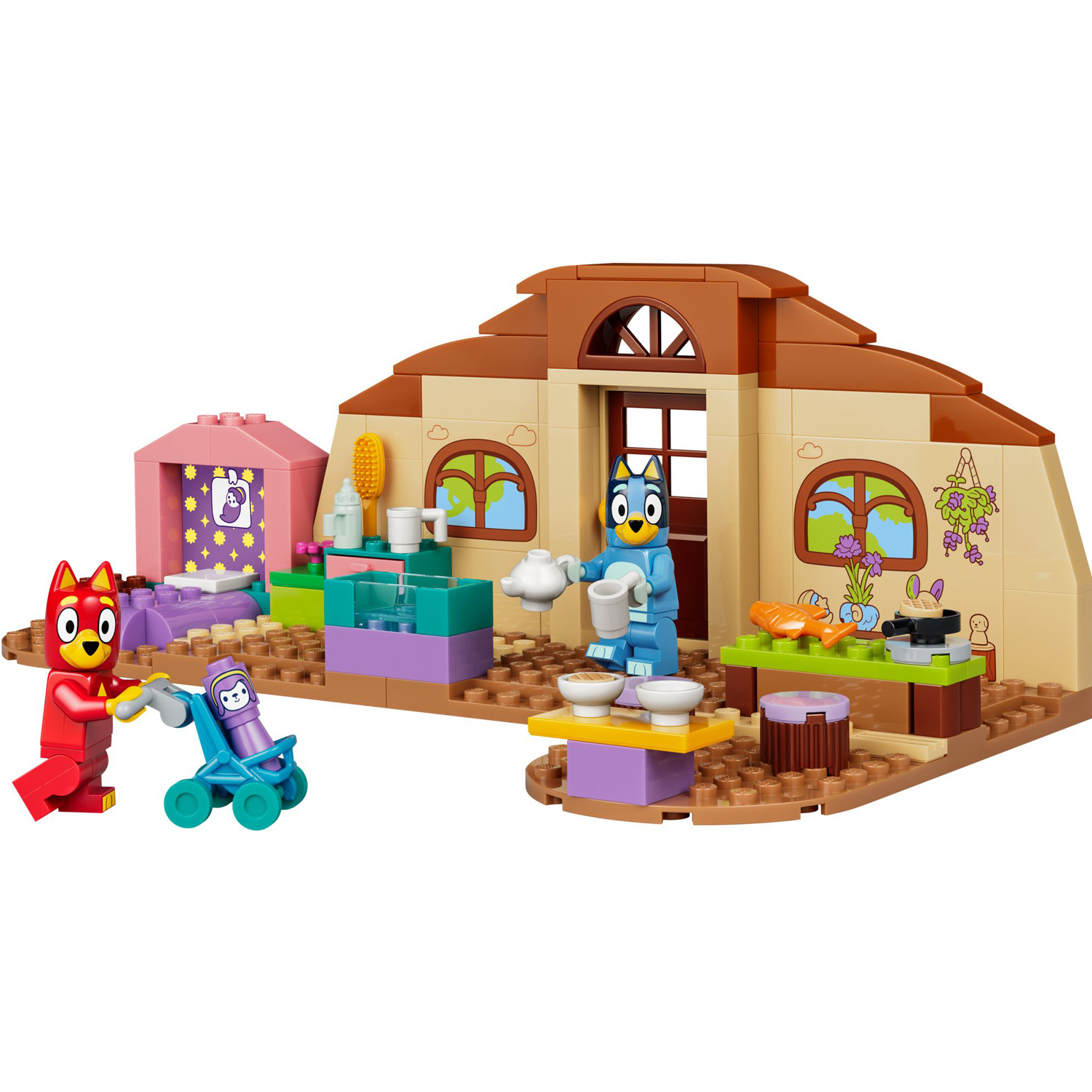 Конструктор LEGO Bluey Школа с Расти и Блуи 106 дет. - фото 4