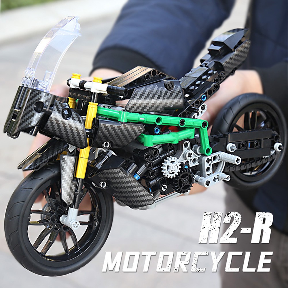 Конструктор Mould King Мотоцикл Kawasaki - фото 9