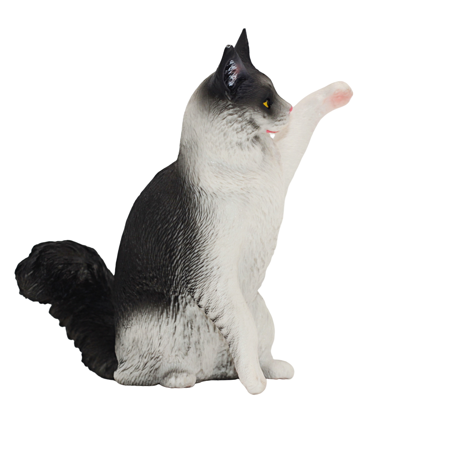 Фигурка Детское Время Кошка бело-серая (играет) - фото 3