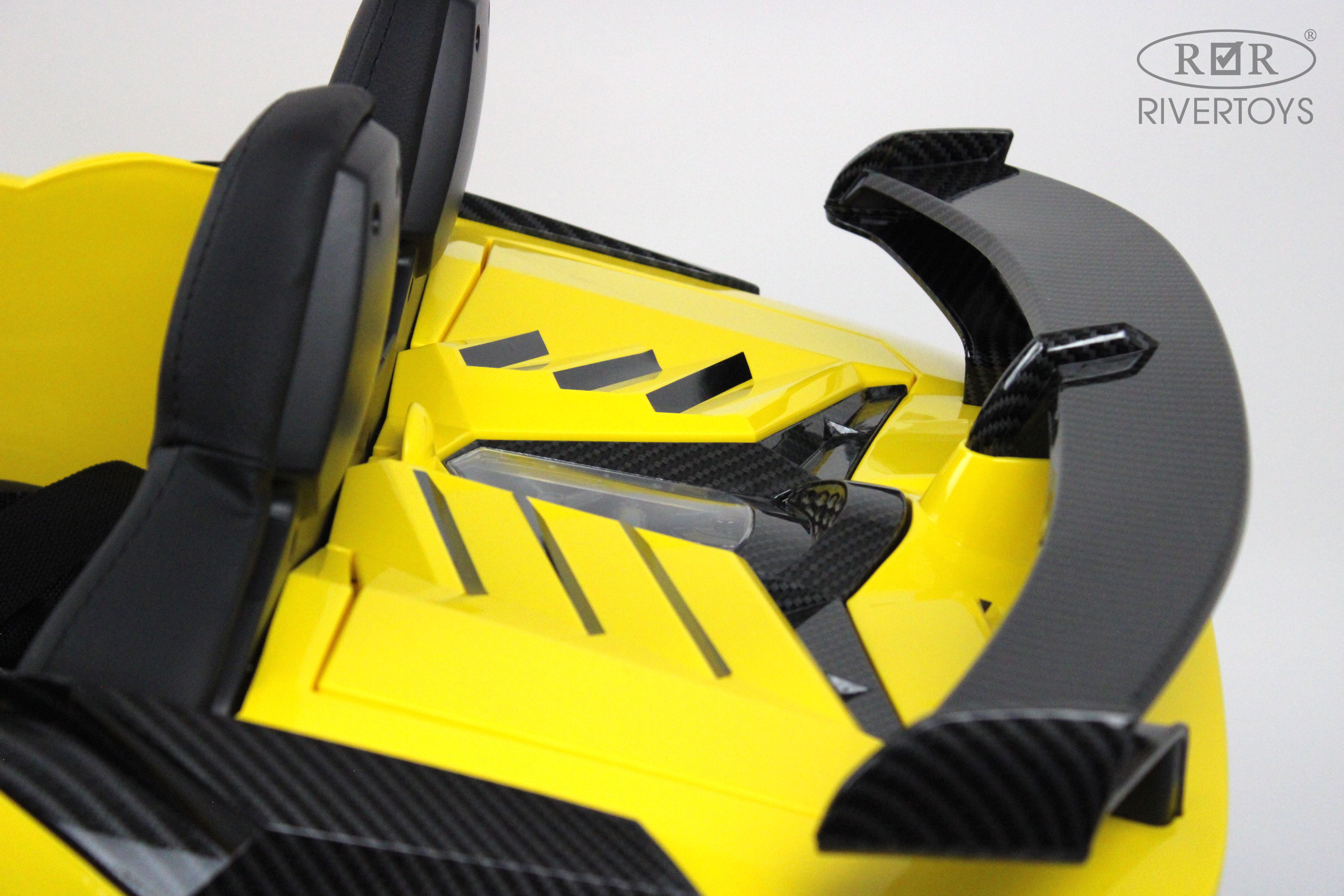 Электромобиль RIVERTOYS A111MP-YELLOW С пультом ДУ - фото 13