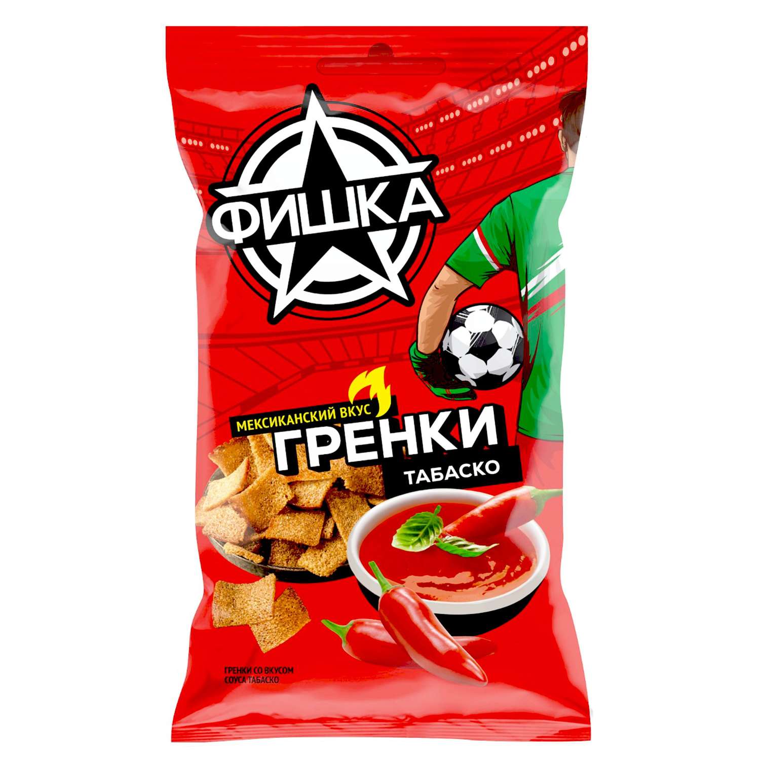 Сухарики Фишка соус табаско 110 г - фото 1