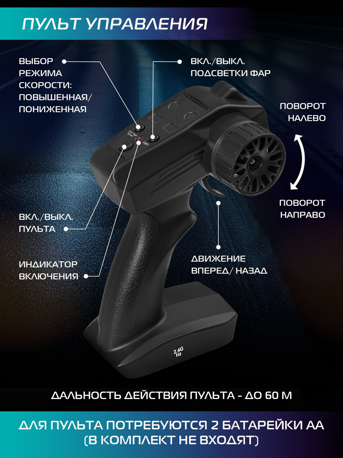 Автомобиль РУ AUTODRIVE 1:16 - фото 6