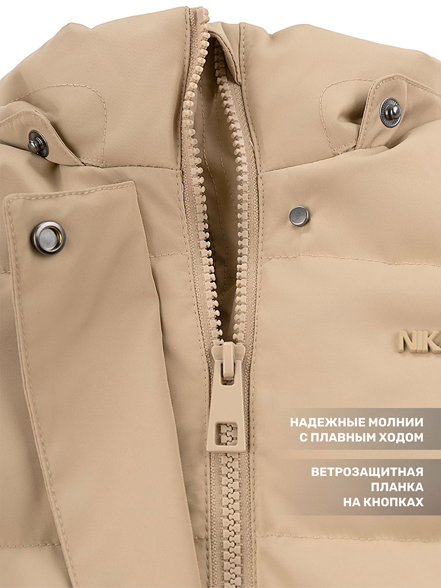Пальто NIKASTYLE 6з9224 беж - фото 18