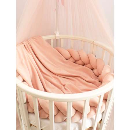 Двухсторонний плед Alisse dreams из велюра и муслина
