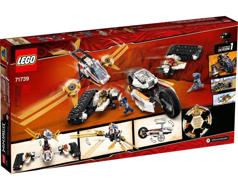 Конструктор LEGO NINJAGO 71739 693 дет. - фото 11
