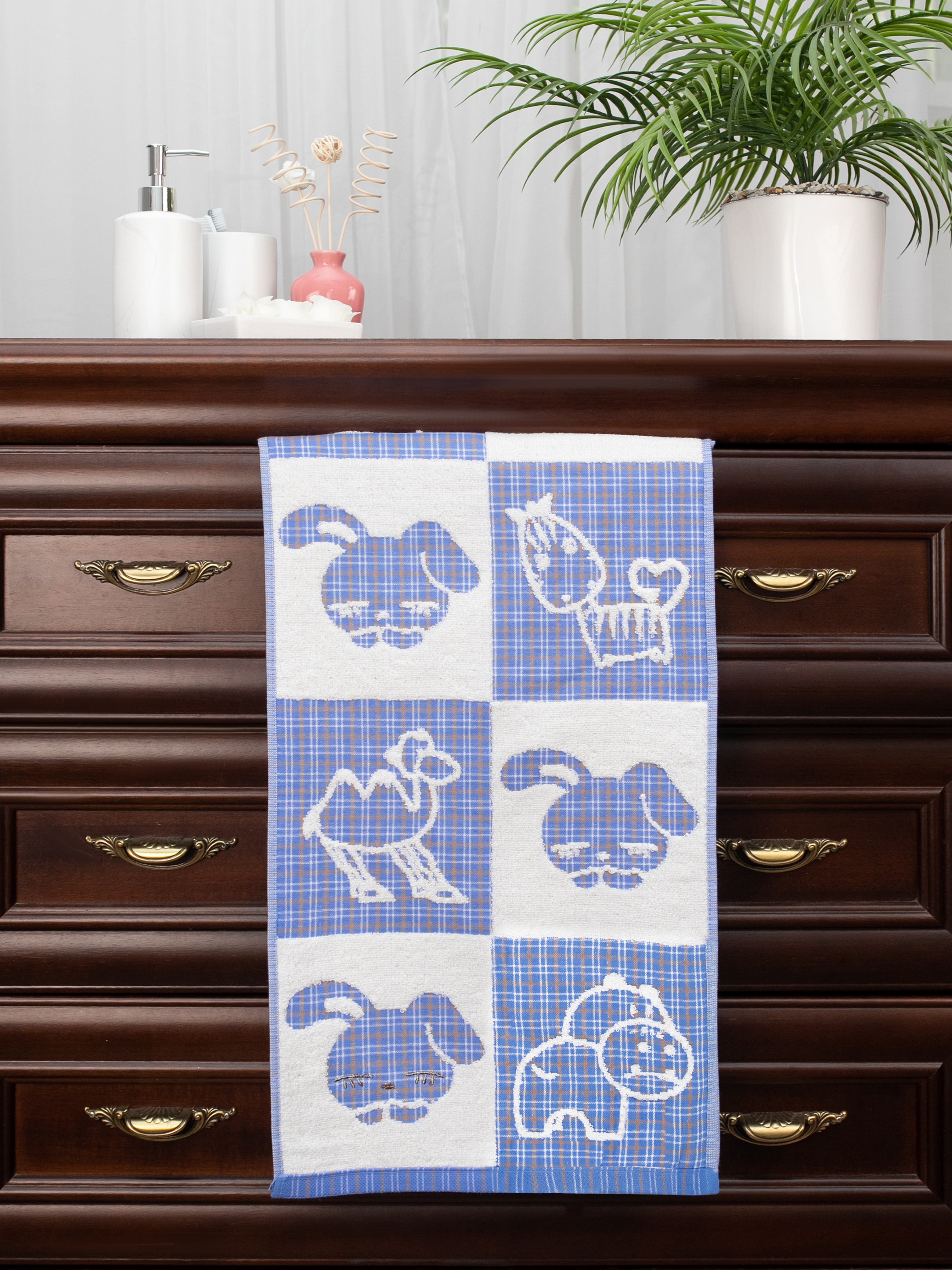 Полотенце Wellness ЗОО_1-55 Набор_2 34 x 76 см 2 шт. - фото 4