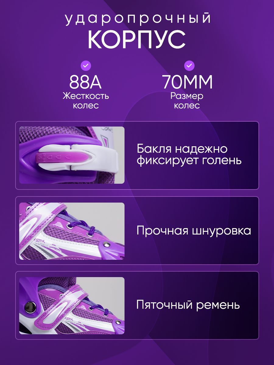 Роликовые коньки Saimaa 31 - фото 4