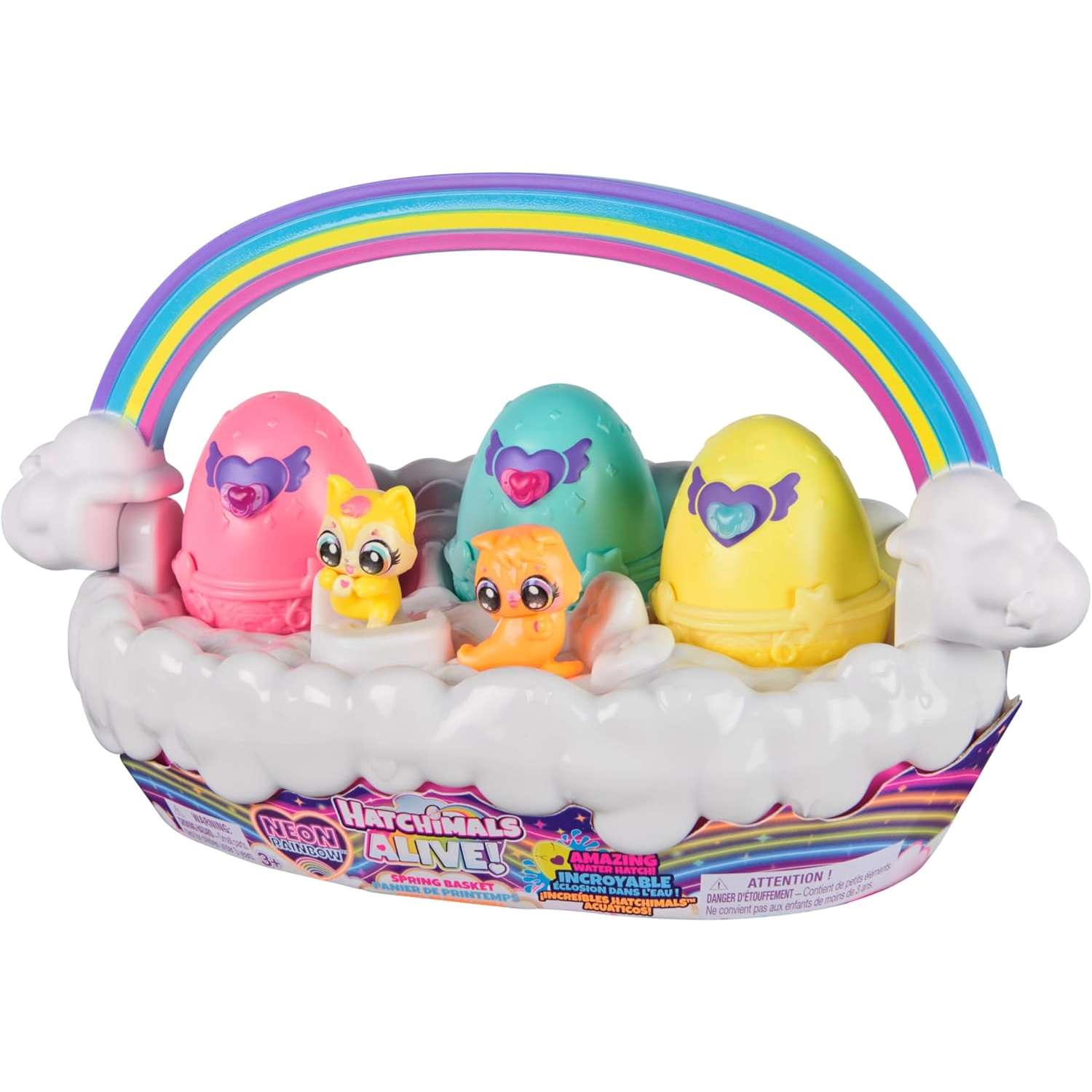 Игровой набор Hatchimals Неоновая Радужная Корзина - фото 2