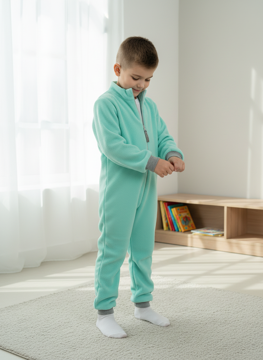 Изображение товара Комбинезон ULTRA для малышей 128 флис SHELYS теплый и удобный