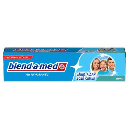 Зубная паста Blend-a-med с фтором мята