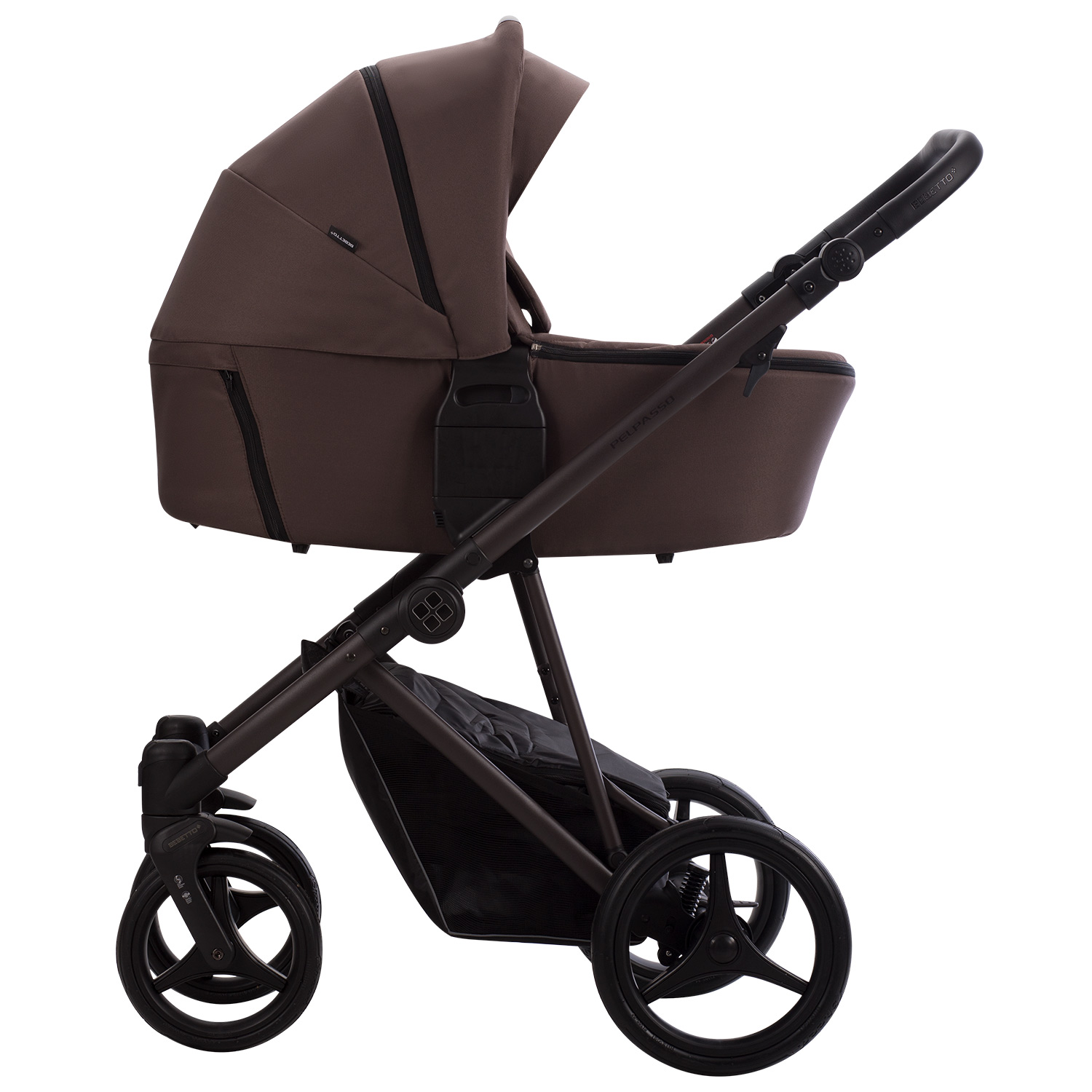 Коляска 2в1 Bebetto Pelpasso 06 Brown коричневый - фото 2