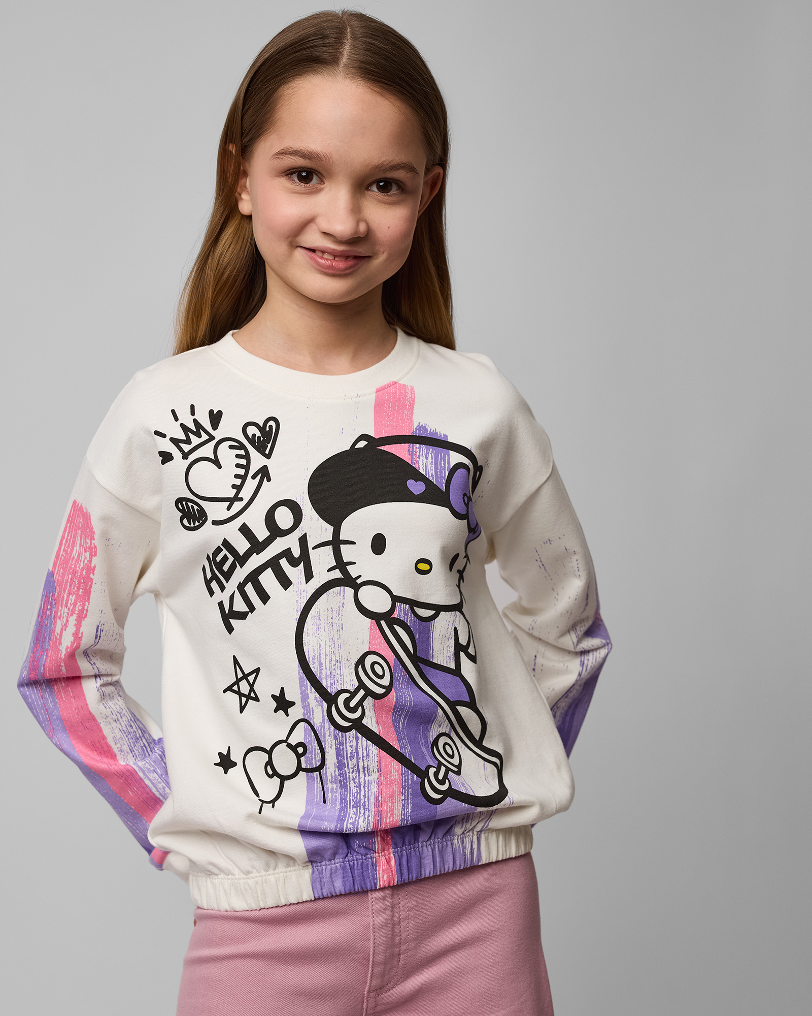 Свитшот HELLO KITTY AND FRIENDS S25LC3-H8A6907tg-00 - фото 1