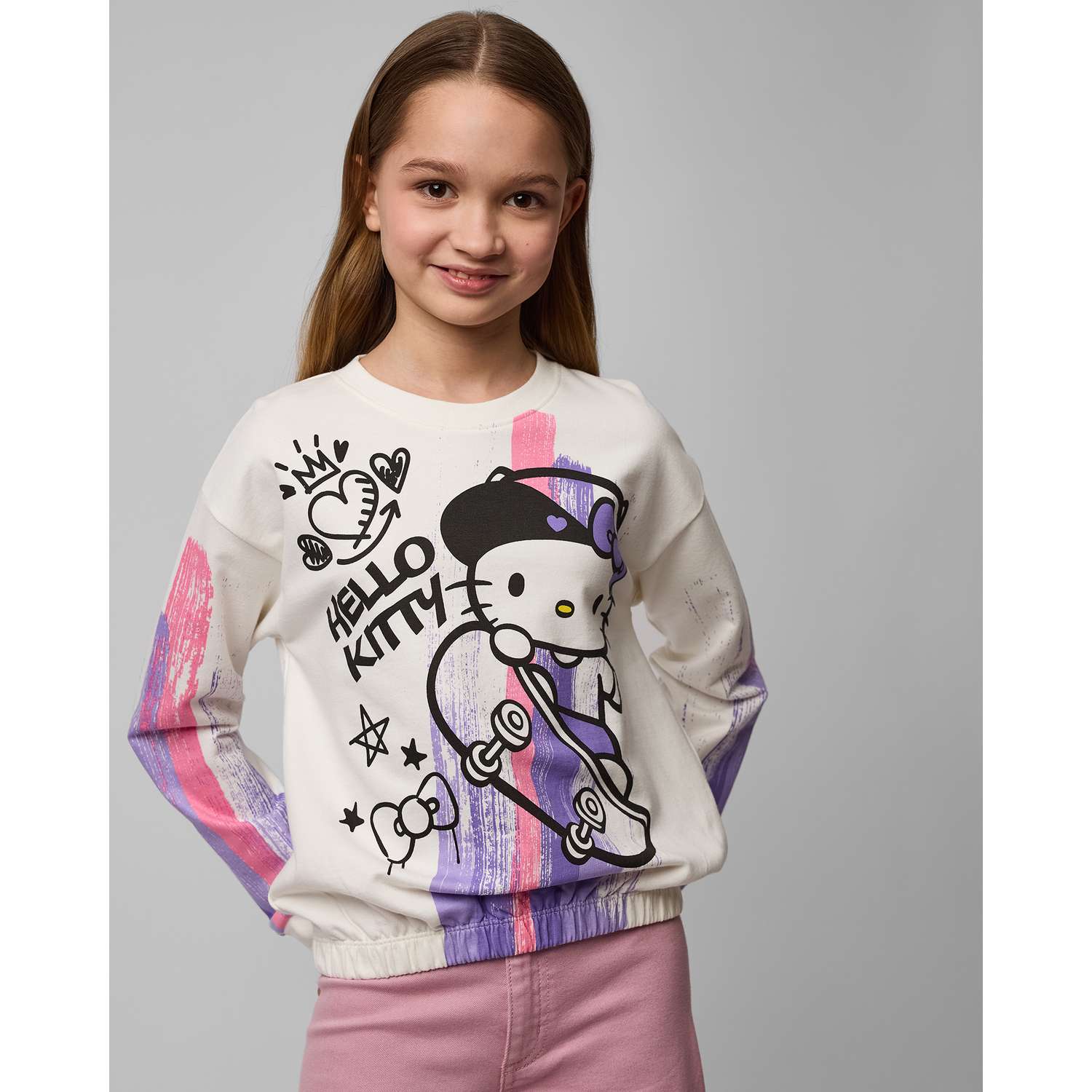 Свитшот HELLO KITTY AND FRIENDS S25LC3-H8A6907tg-00 - фото 1