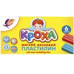 Пластилин Луч 6 цв.