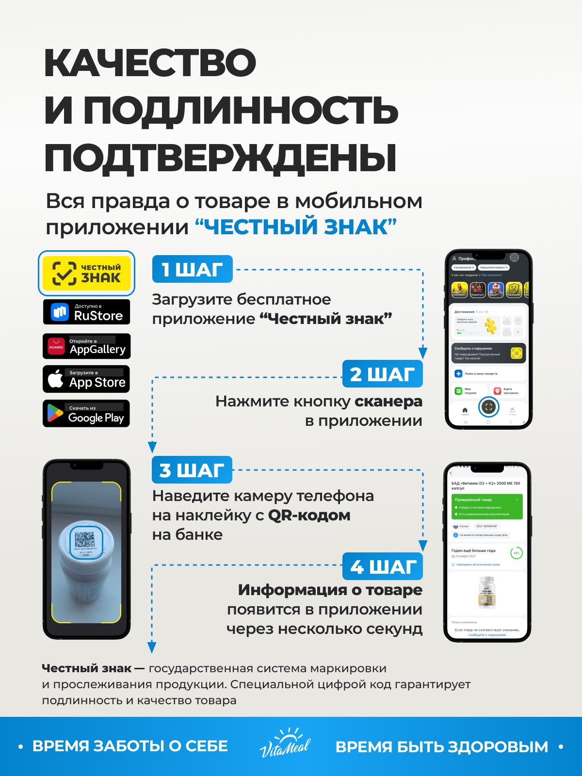 Биологически активная добавка VitaMeal Пробиотики и пребиотики для ЖКТ и микрофлоры кишечника 60 капсул - фото 13