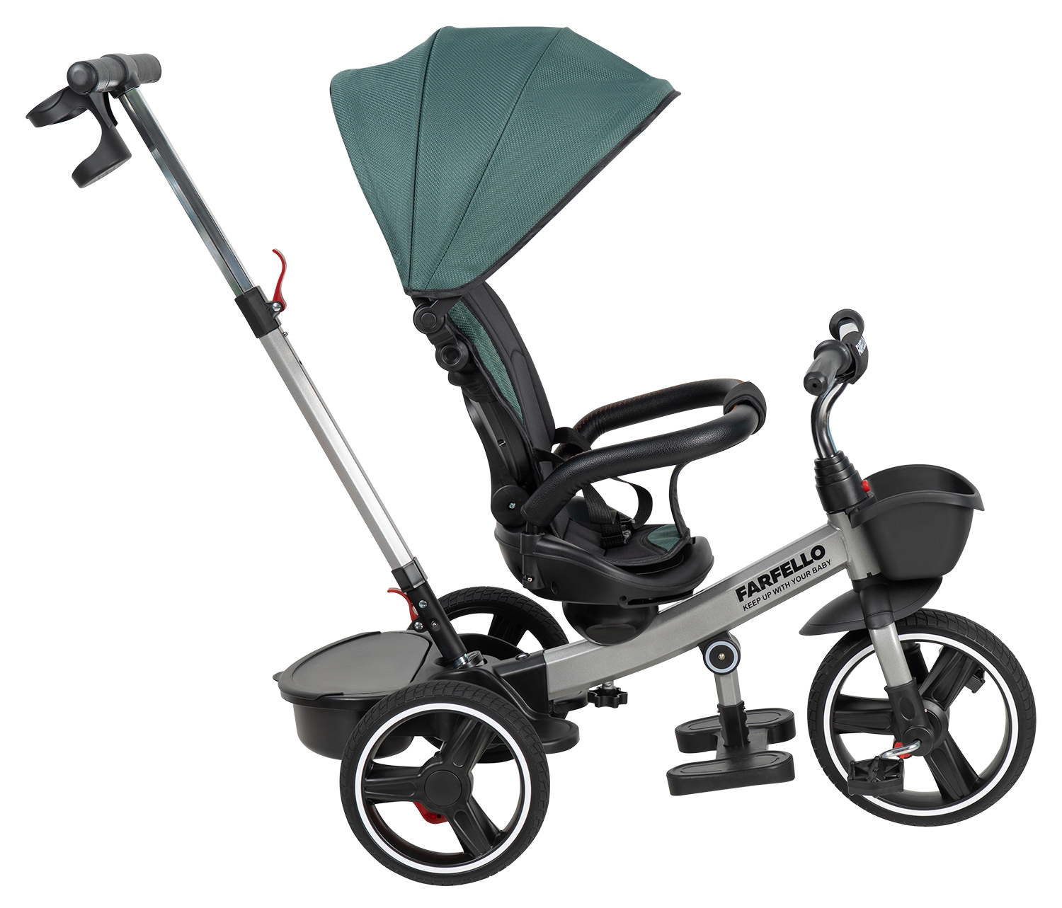 Трехколесный велосипед Farfello 10 дюймов - фото 9