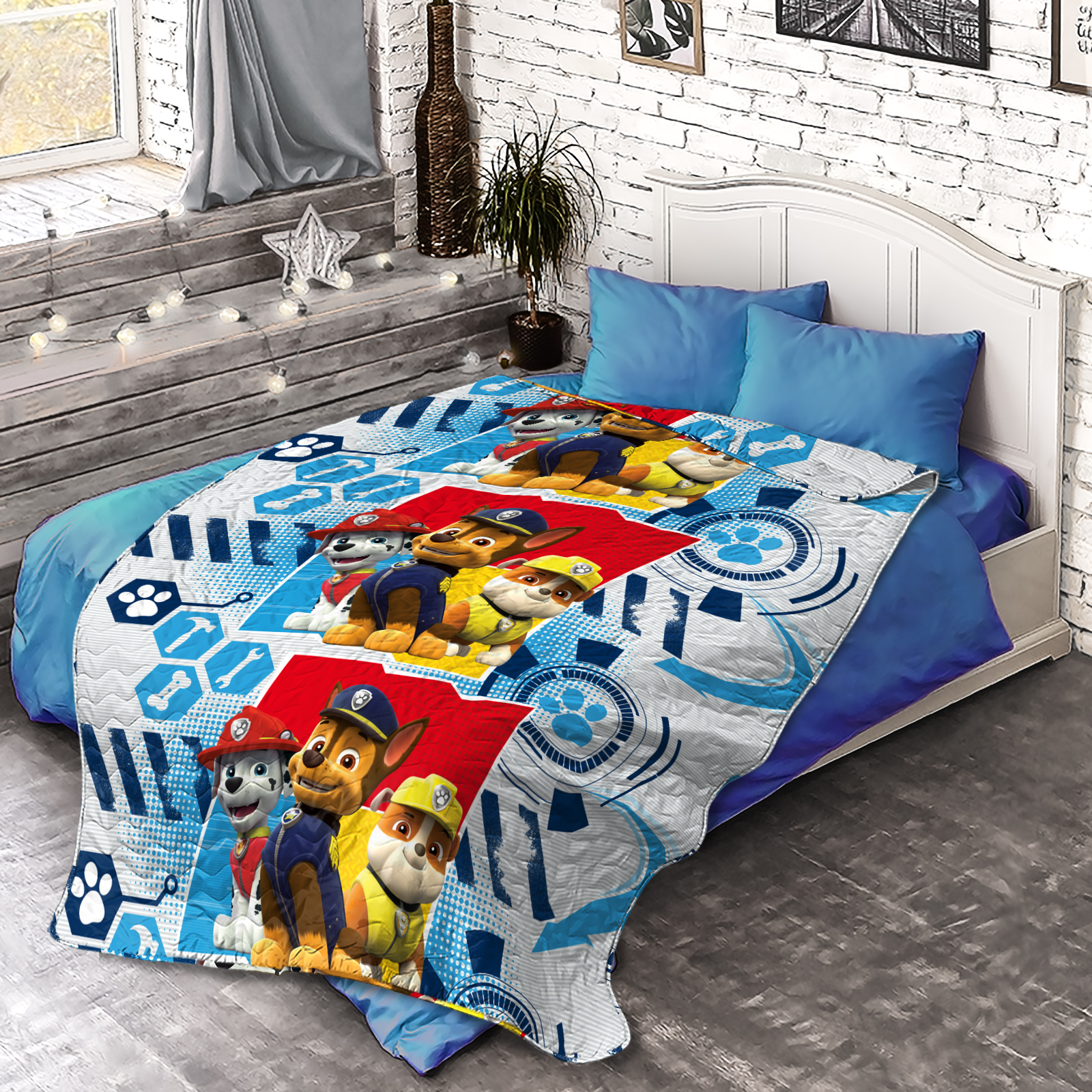 Покрывало НЕПОСЕДА Щенячий патруль хлопок - фото 3