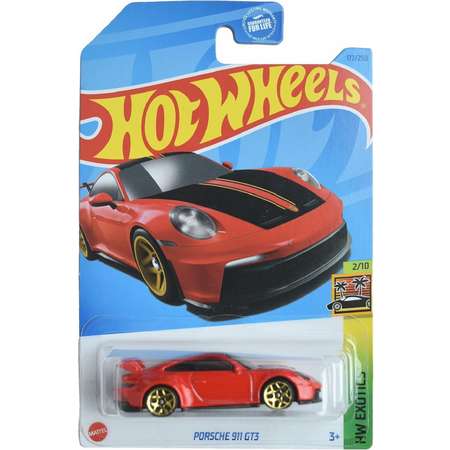 Автомобиль Hot Wheels Porsche 911 GT3 серия HW Exotics 1:64