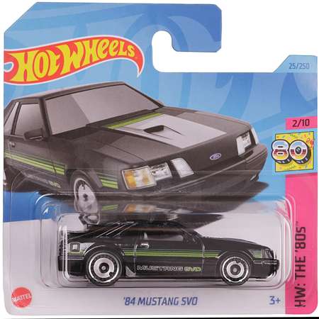 Автомобиль Hot Wheels Ford Mustang SVO 1984 г 1:64