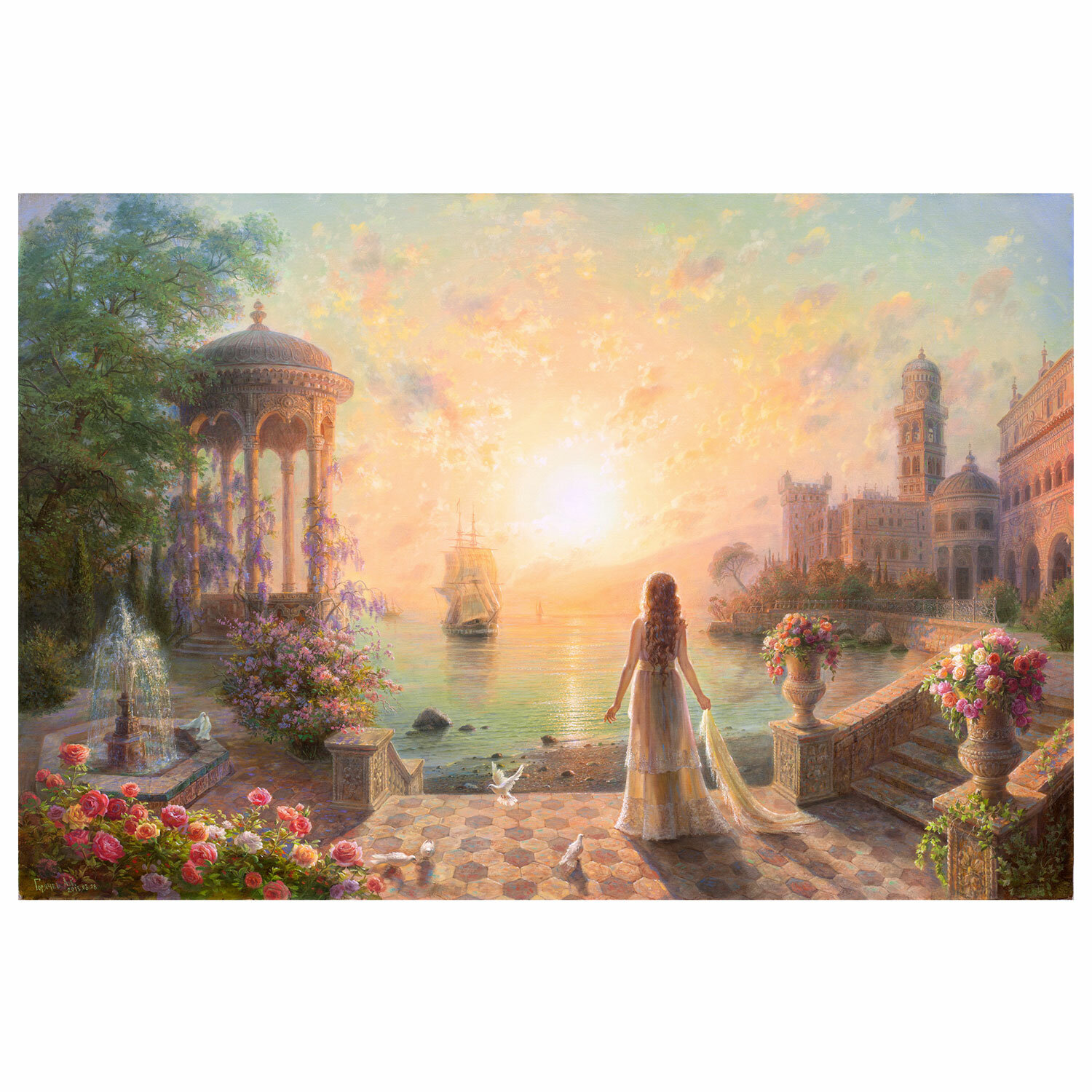 Картина по номерам Остров Сокровищ Море пейзаж - фото 7