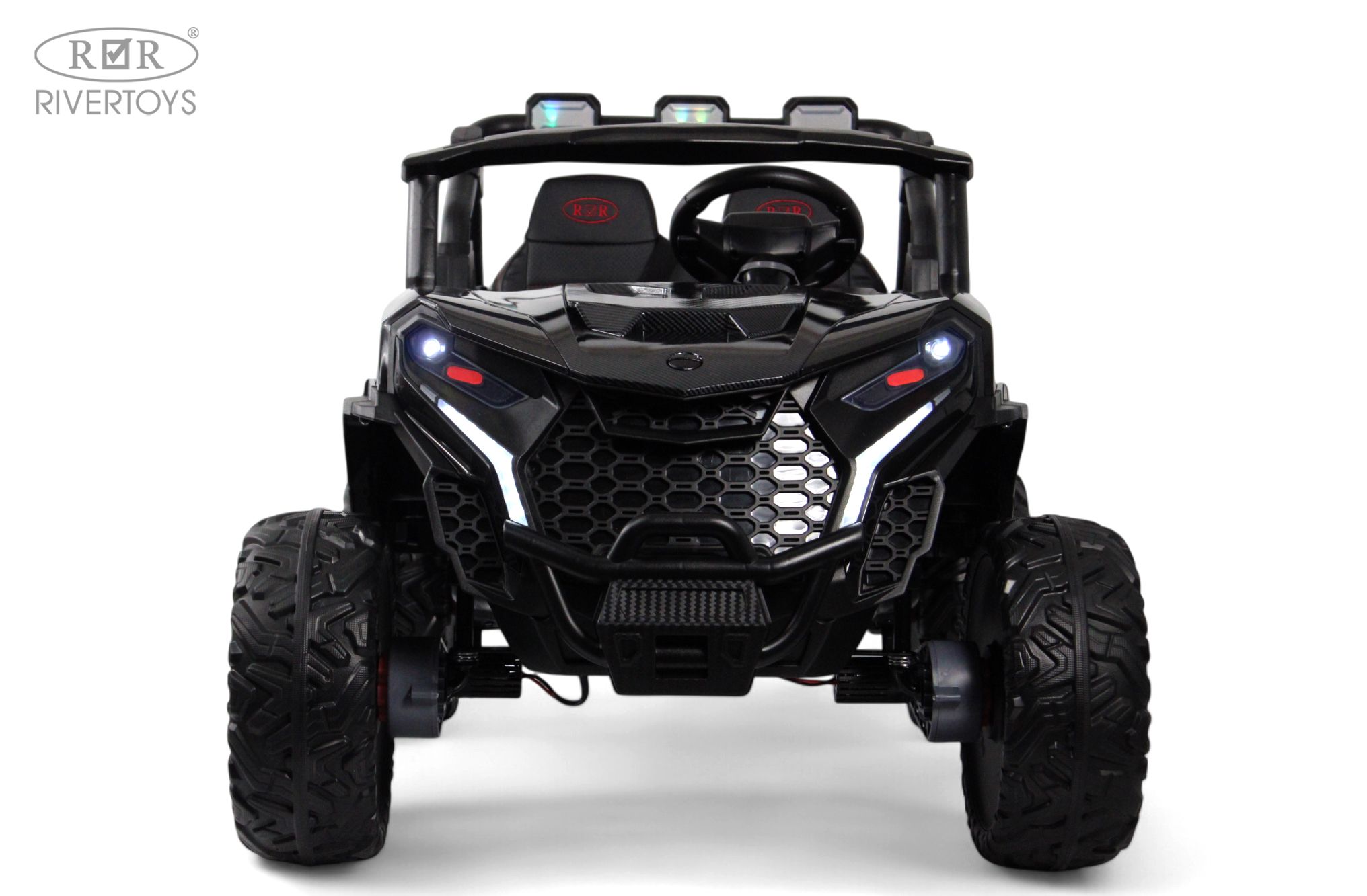 Электромобиль RIVERTOYS K555KK-BUGGY-BLACK С пультом ДУ - фото 3