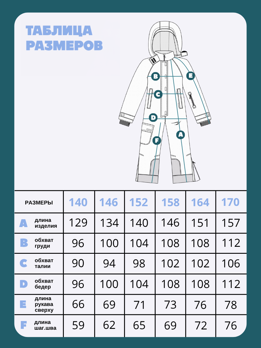 Комбинезон Arctland 860m_синий - фото 8