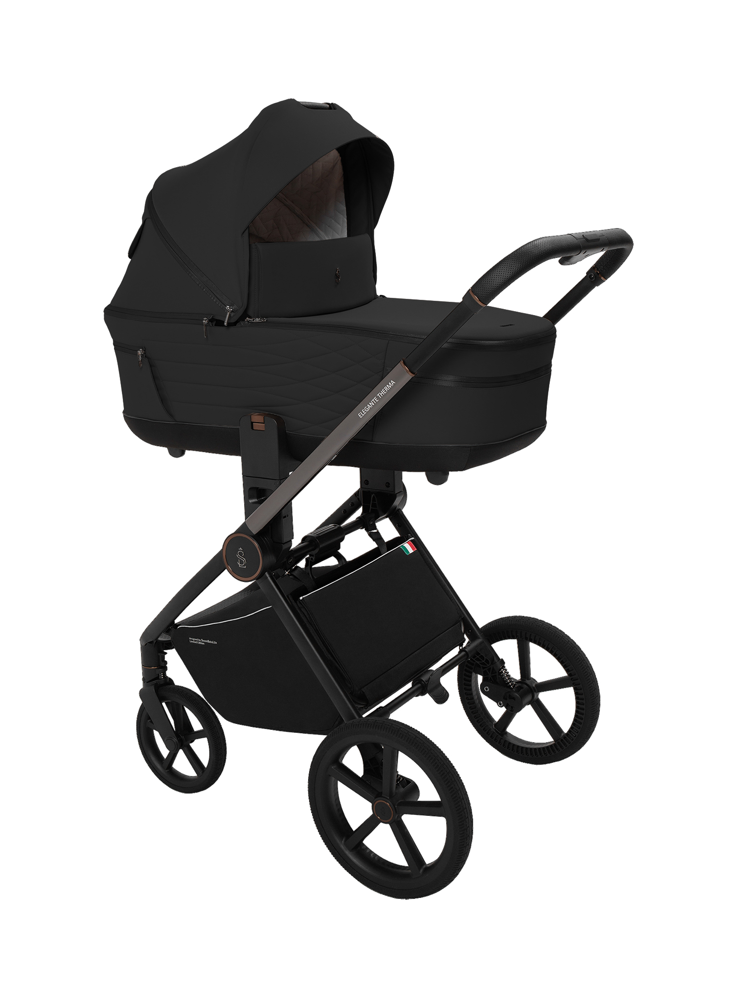 Коляска 2в1 Sweet Baby SBL Elegante Therma Black черный - фото 20