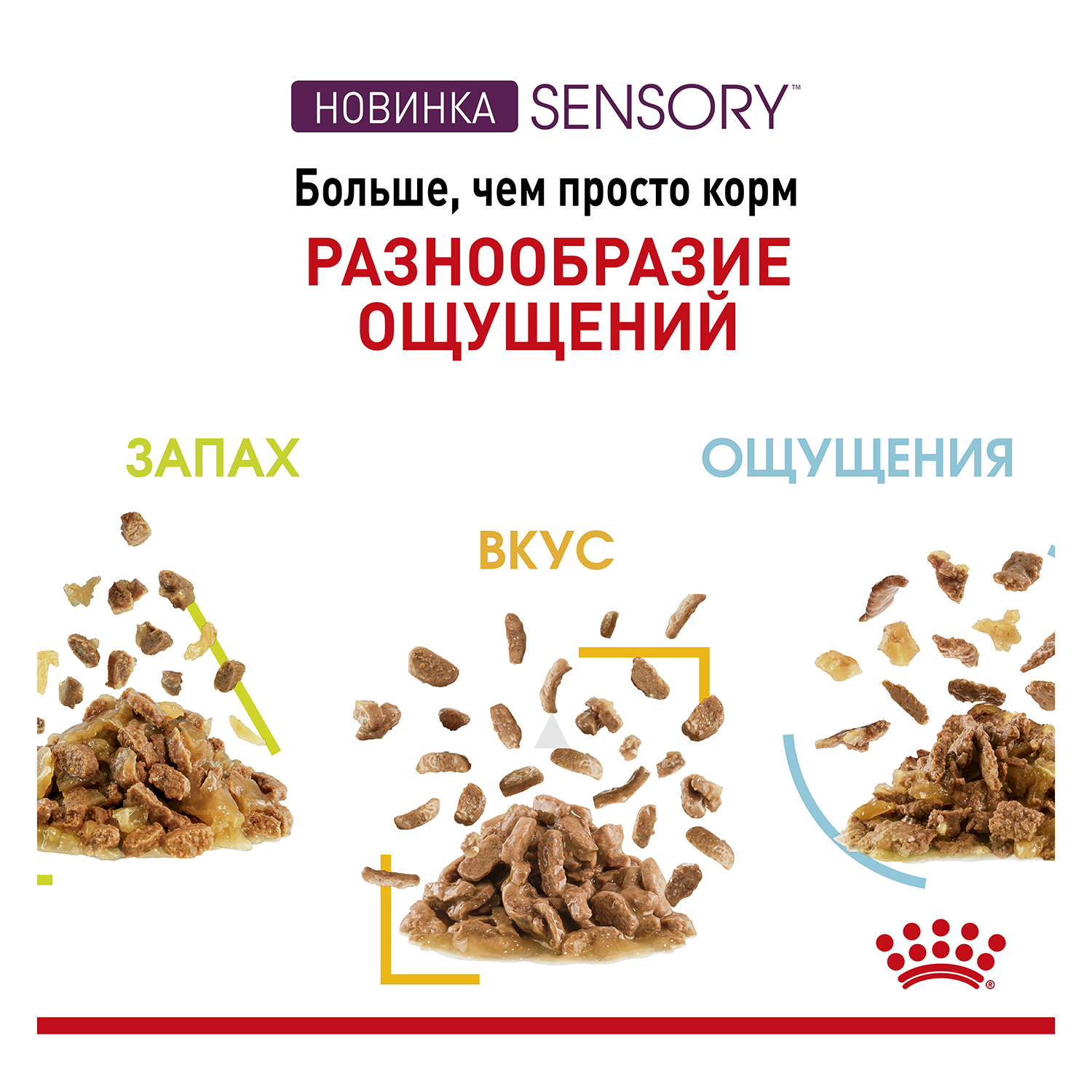 Корм для кошек ROYAL CANIN Сенсори ощущения фелин соус 85г - фото 7