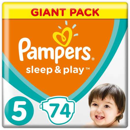 Подгузники Pampers Sleep and Play 5 (11-16 кг) 74 шт.