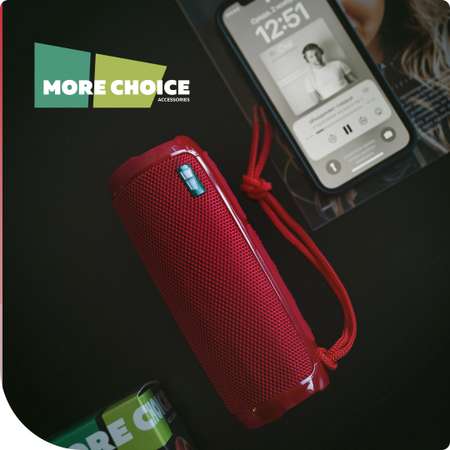 Колонка Bluetooth More Choice BS22 Red