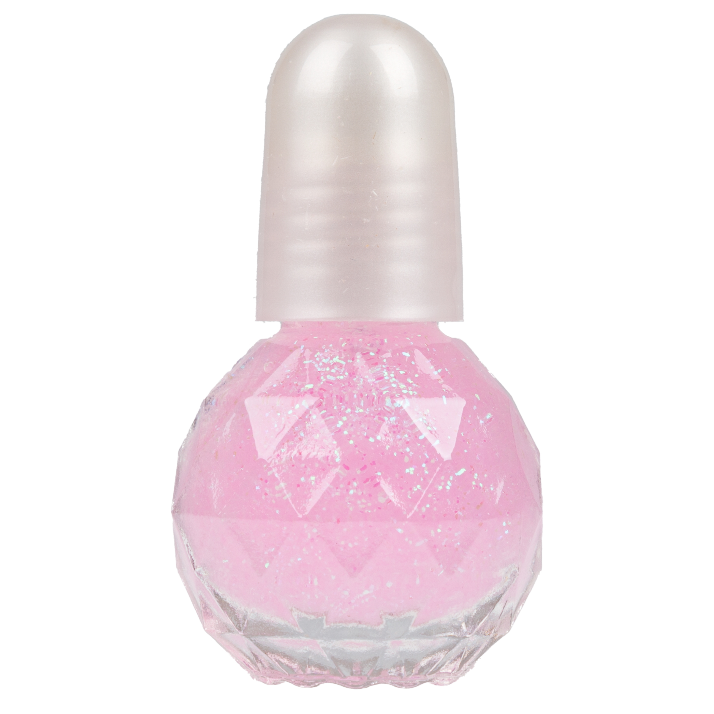 Лак для ногтей LUKKY Diamond Confetti peel-off с колечком розовый 4,5 мл - фото 3