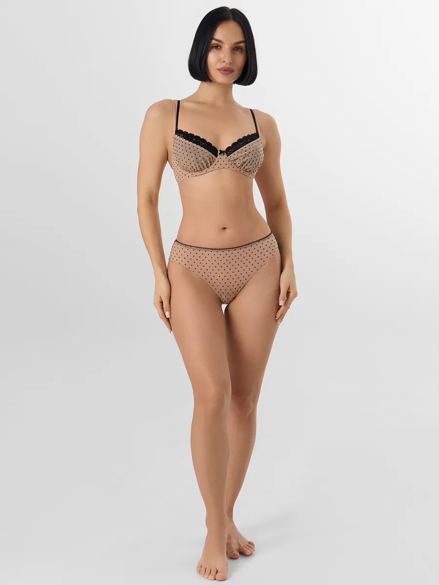 Трусы Mark Formelle (Марк Формэль) 412612/горошек на телесном - фото 7