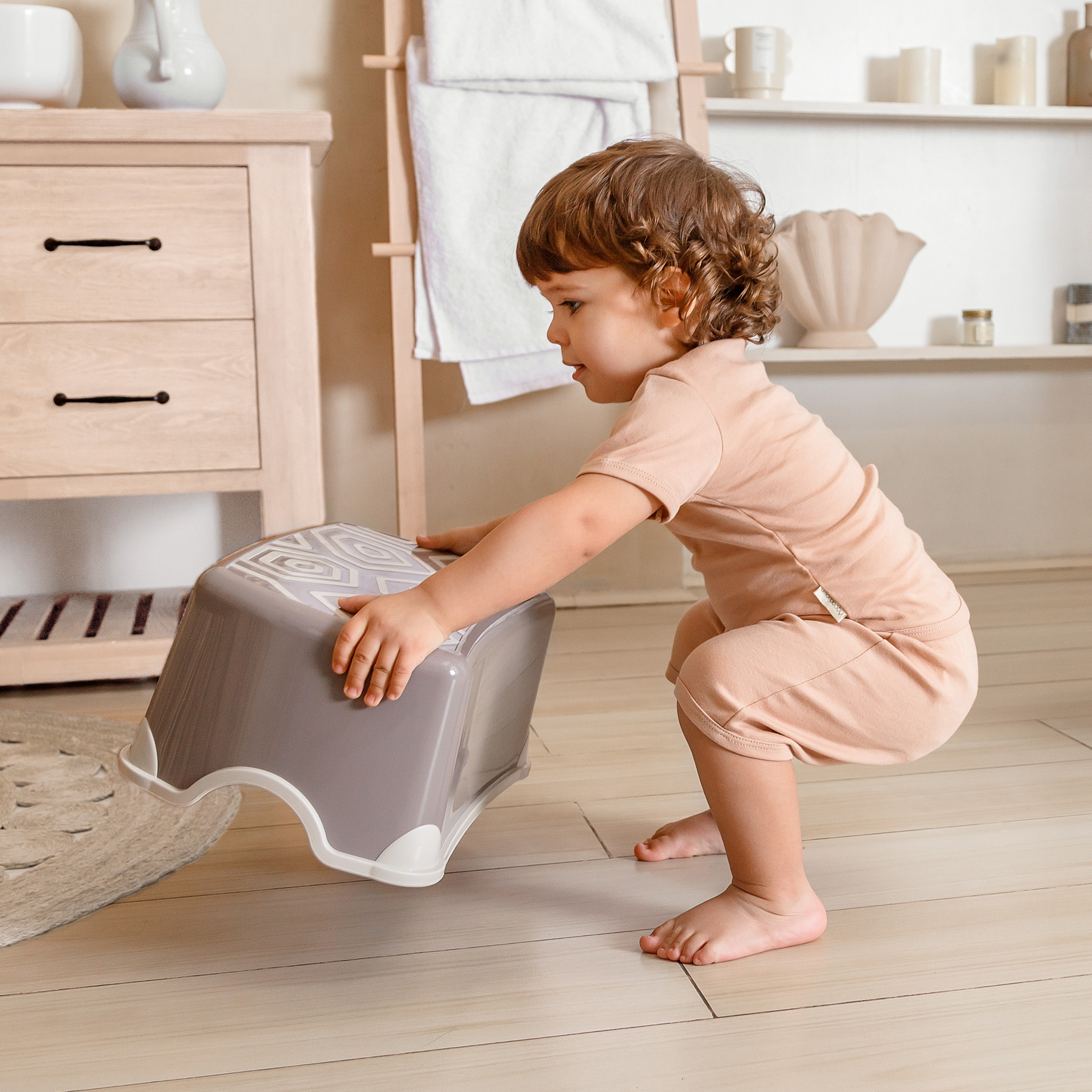Подставка для ног AmaroBaby Moving up серая - фото 8