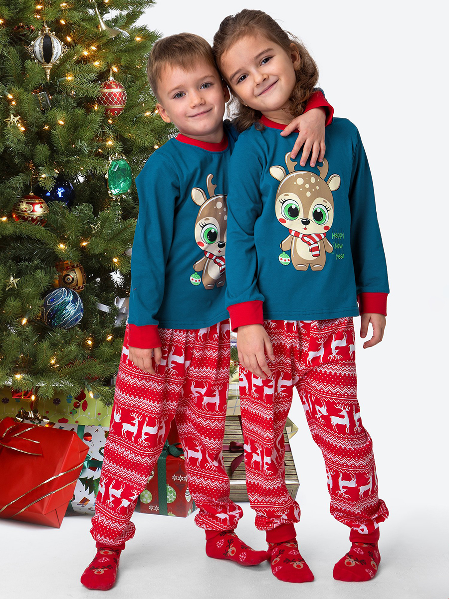 Пижама HappyFox HF00147т.джинсовый - фото 9