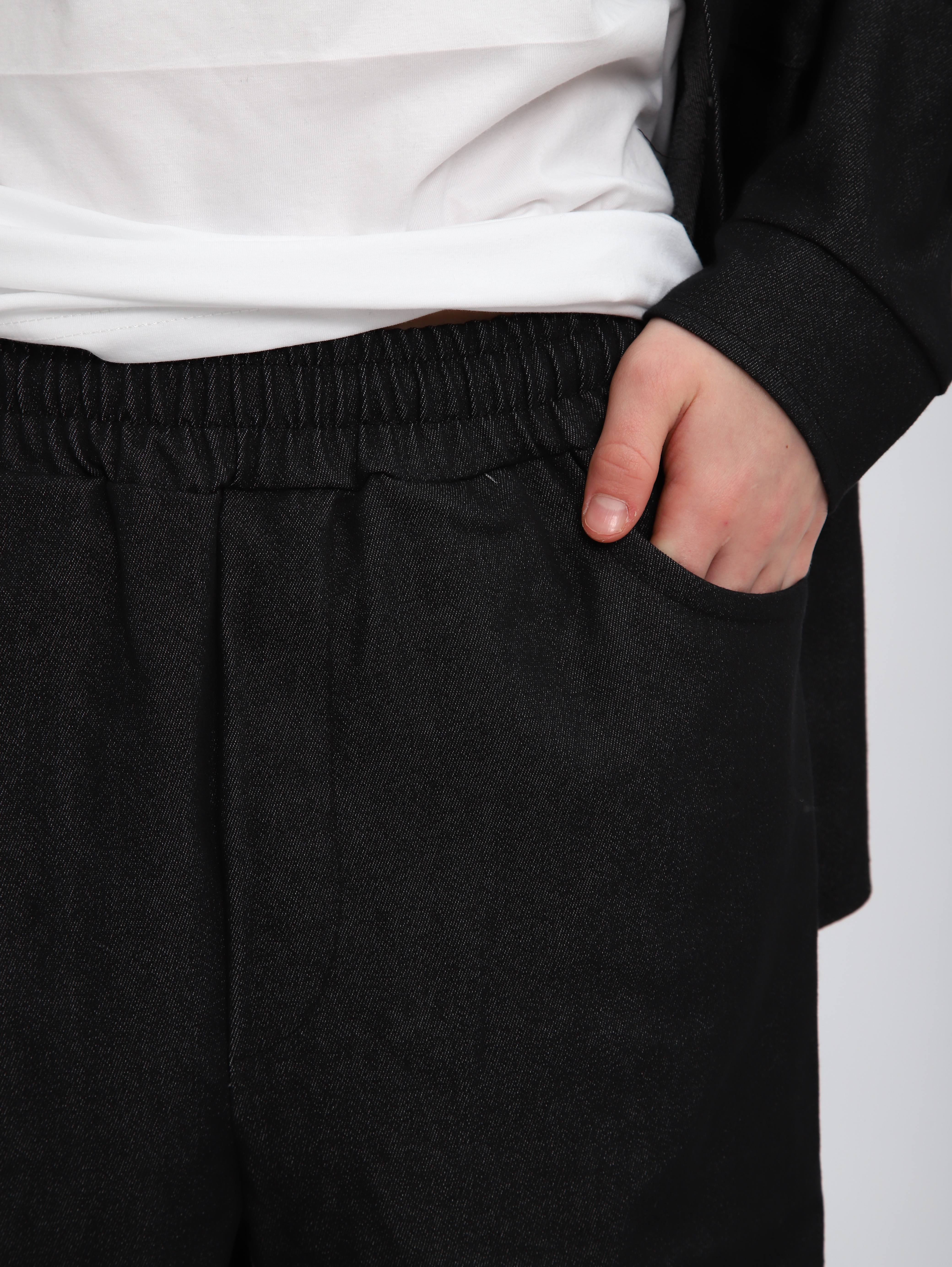 Костюм ЛАДОШКИ Комплект Деним черный - фото 23