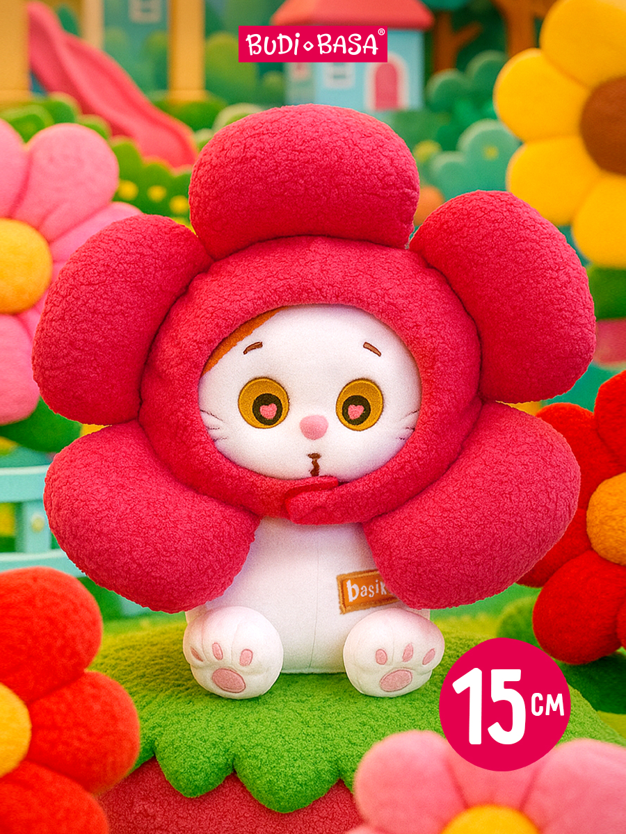 Мягкая игрушка BUDI BASA Кошечка Ли-Ли Цветочек 15см - фото 1