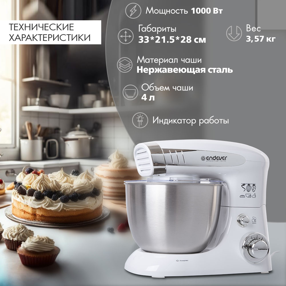 Миксер планетарный ENDEVER SIGMA-19 - фото 6