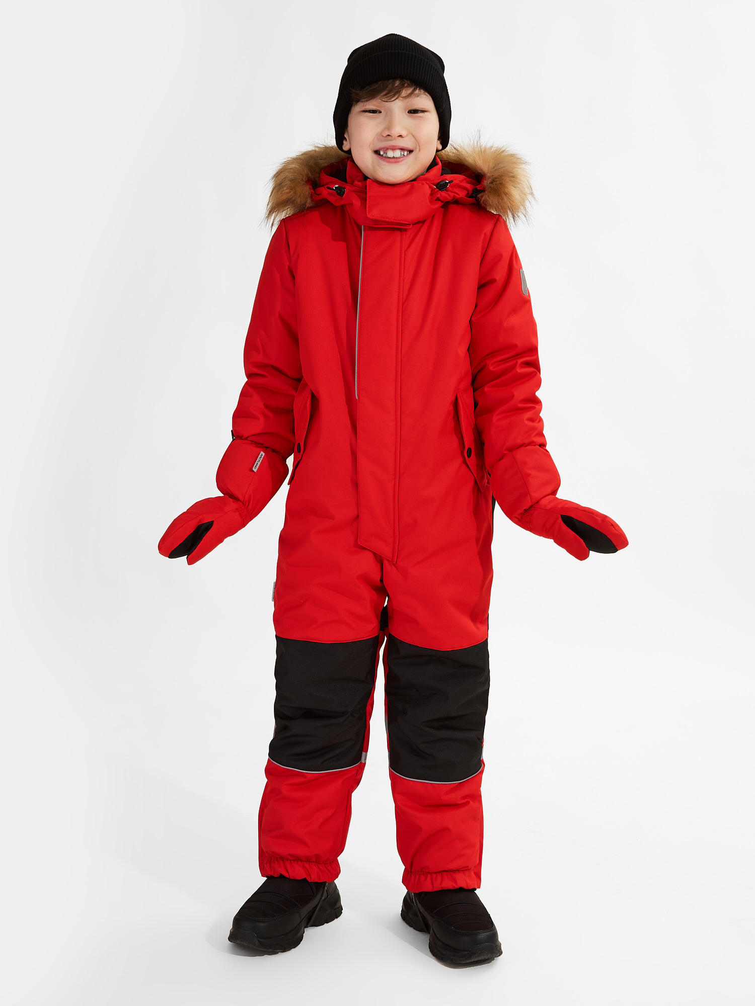 Варежки-краги Arctland g891m_красный - фото 4