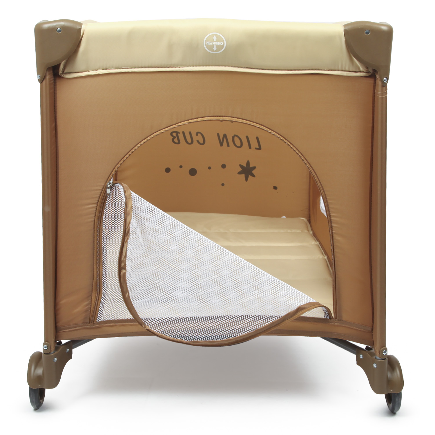 Манеж Babyton Play box Beige P612 - фото 8