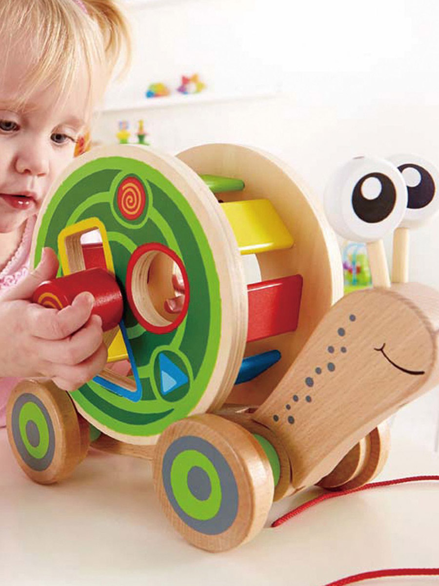 Игрушка Hape каталка Улитка - фото 1