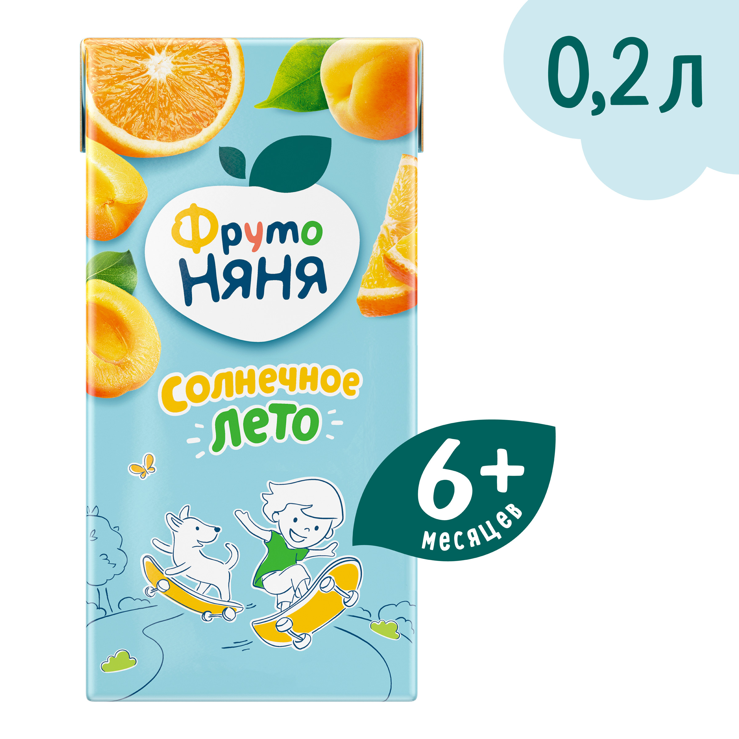 Нектар ФрутоНяня Мультифрукт с 6 мес 0.2 л - фото 1