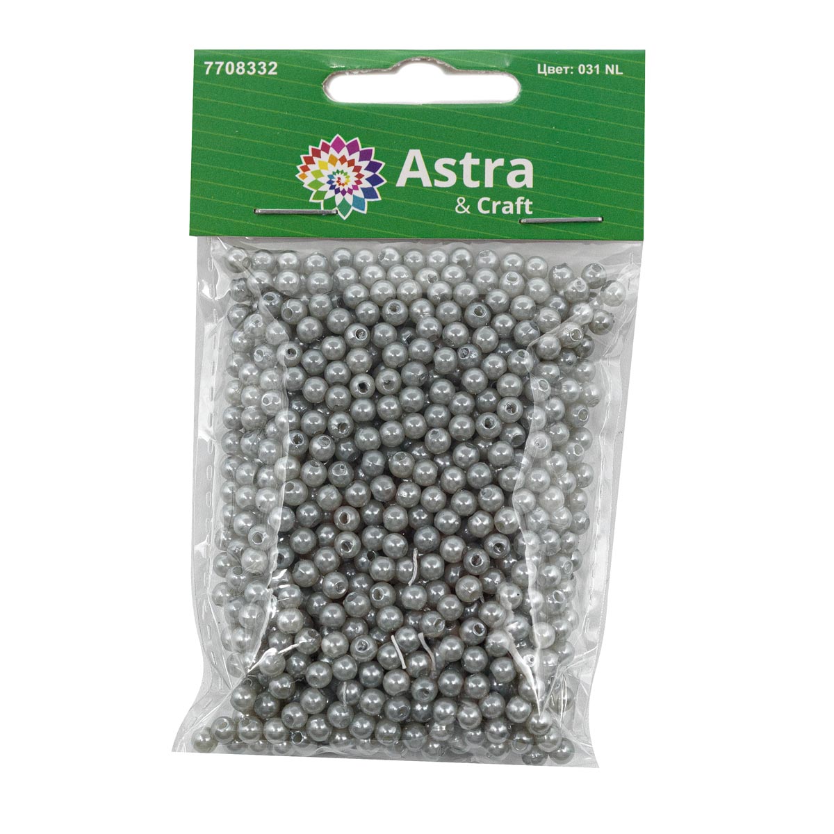 Набор для творчества Astra Craft Бусины 4 мм 25 г круглые - фото 6
