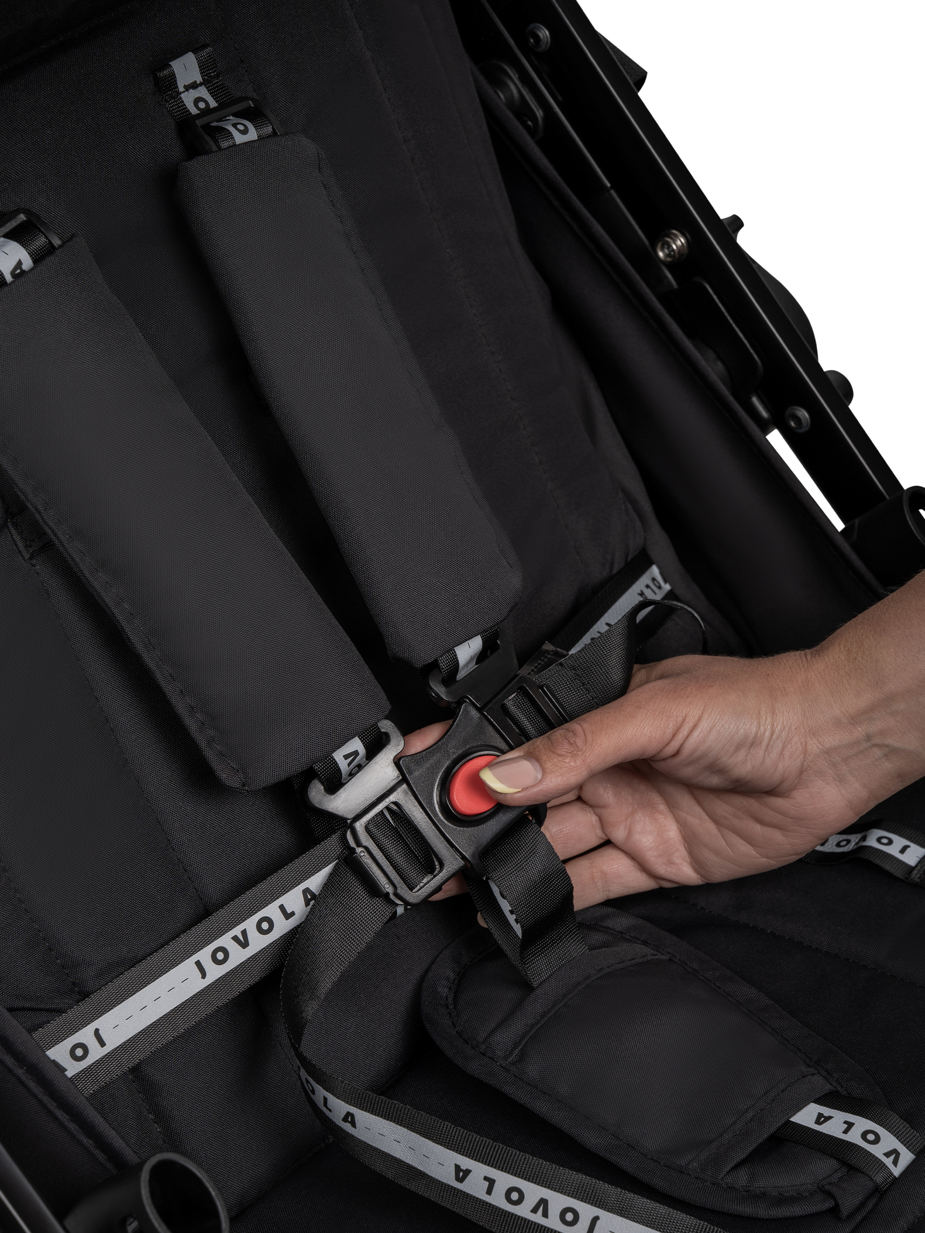 Коляска прогулочная JOVOLA Magma Plus черный - фото 39