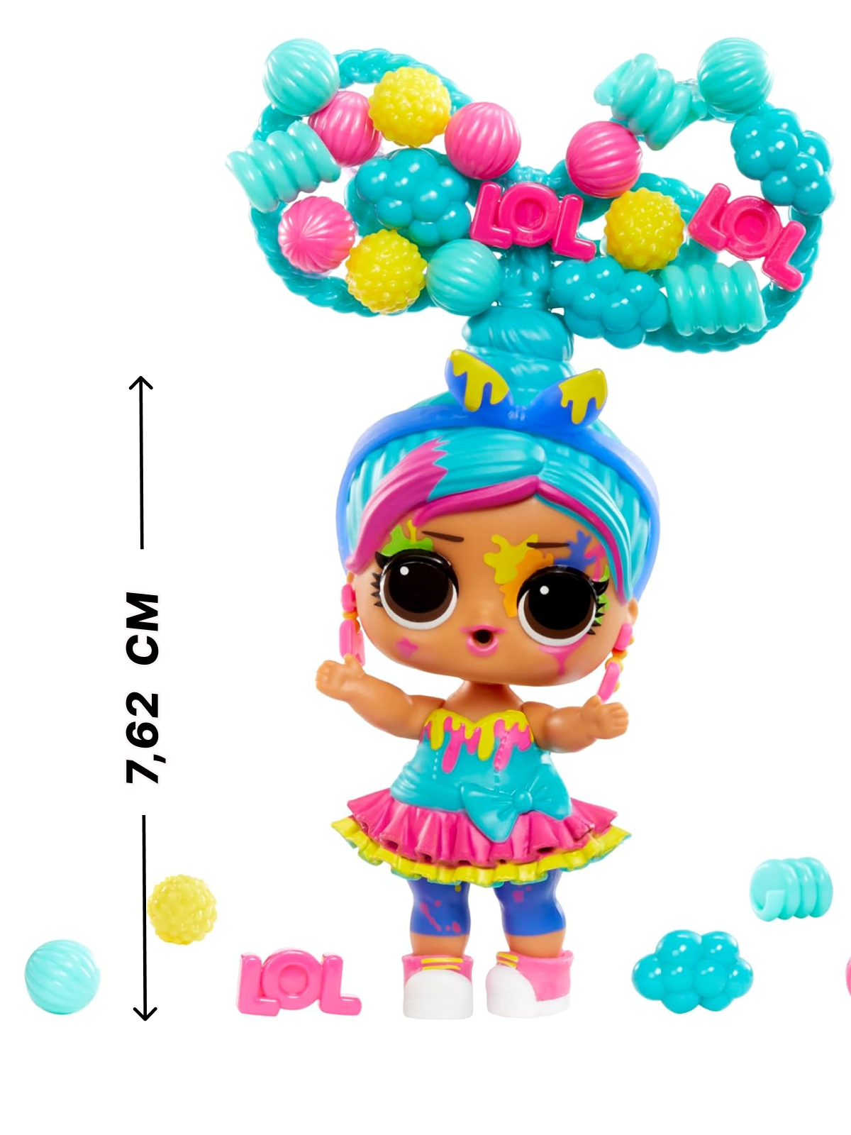 Кукла мини L.O.L. Surprise! Hair Beads высота 8 см 511205 hair beads - фото 6