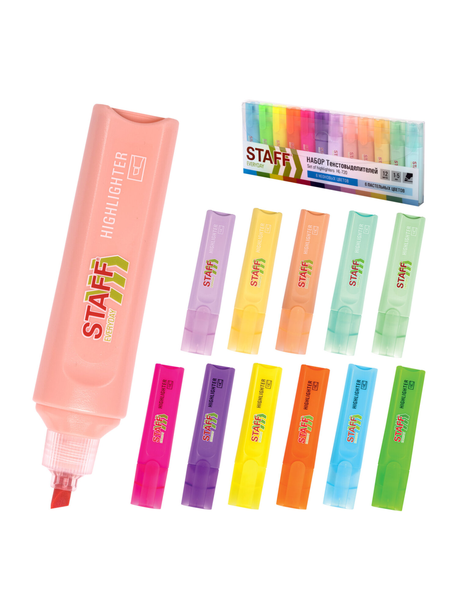 Текстовыделители Staff 12 шт. - фото 5