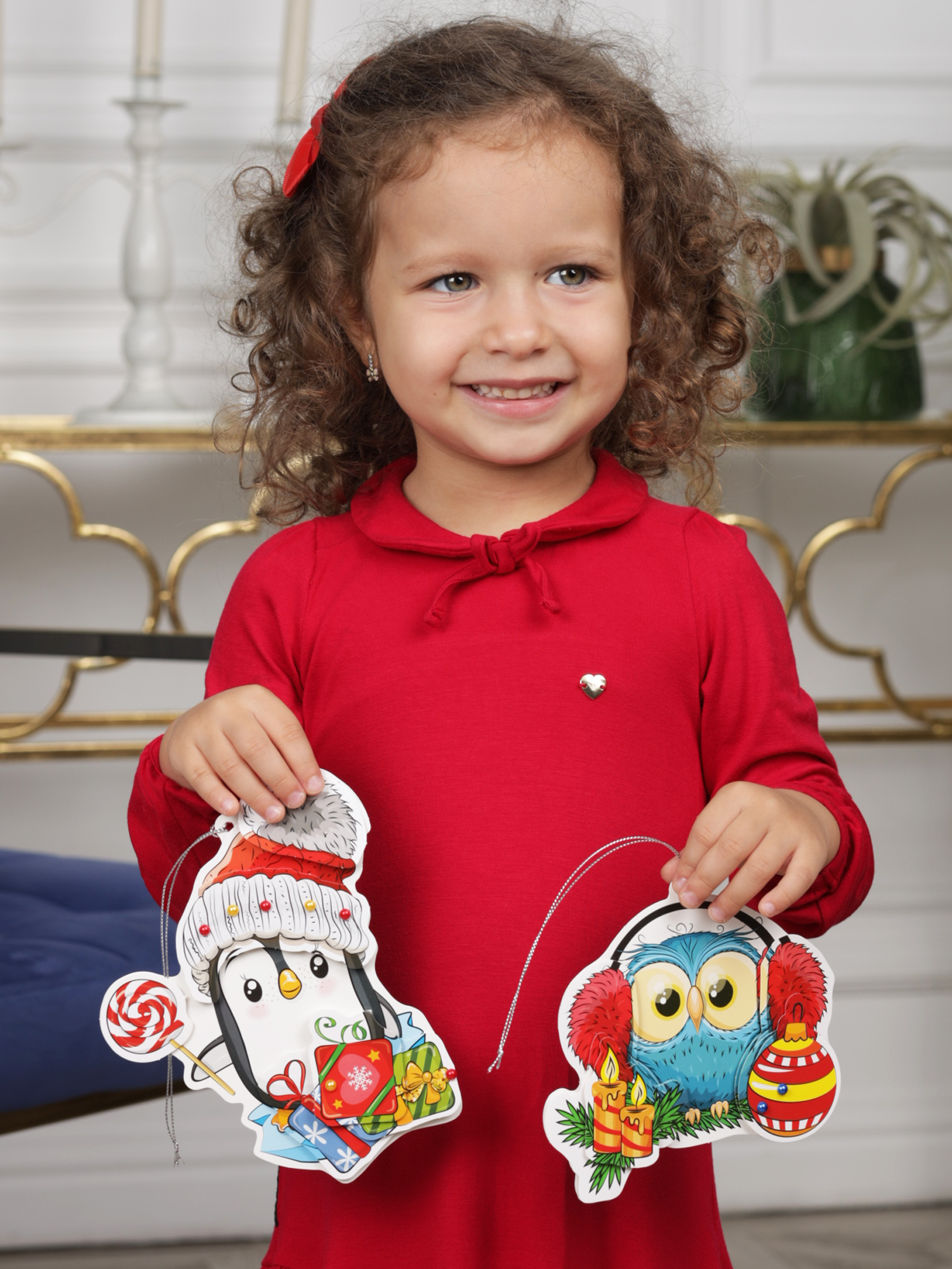 Набор для творчества Дрофа-Медиа Новогодние игрушки аппликация - фото 7