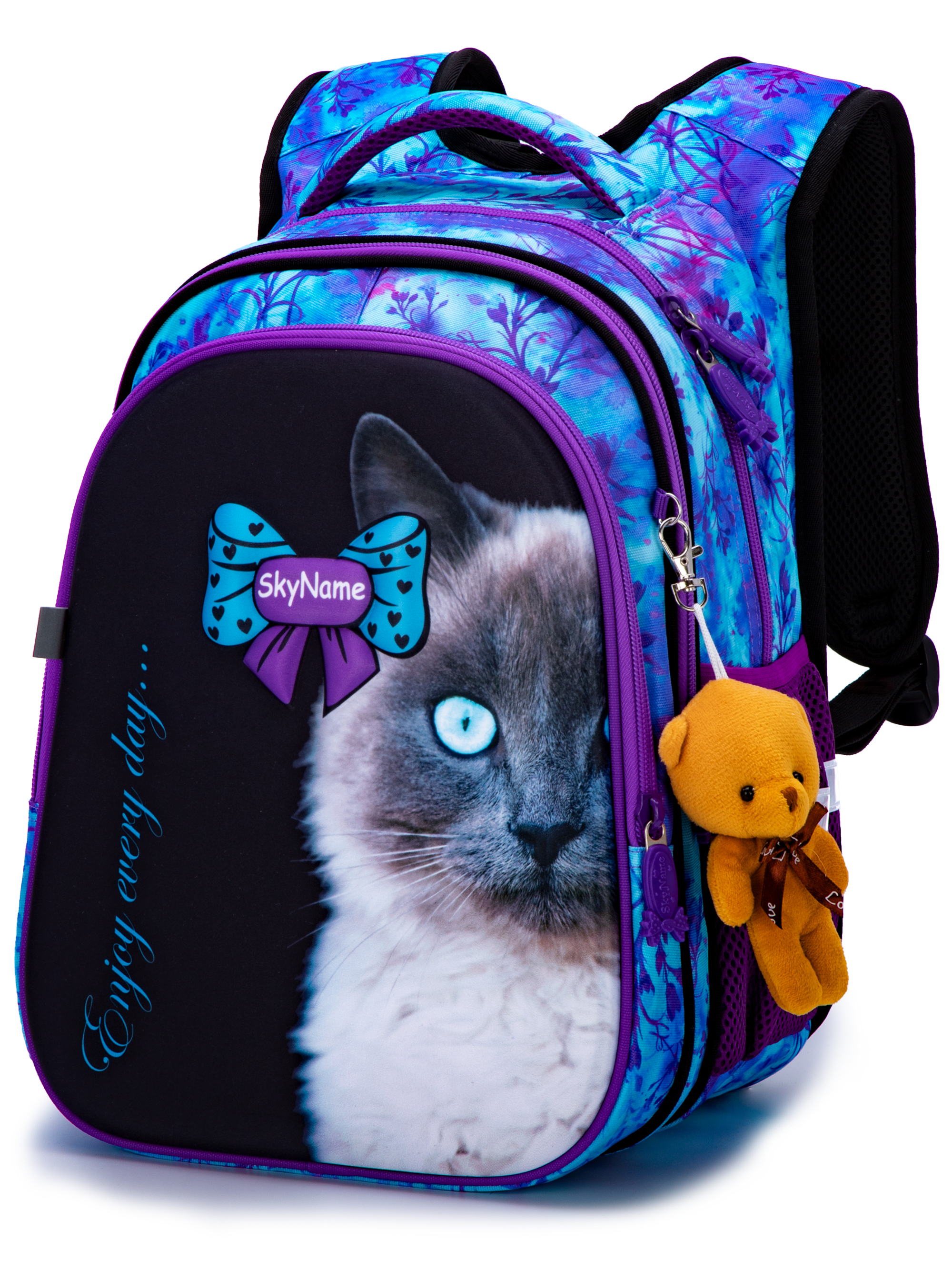 Рюкзак SkyName анатомическая спинка + брелок - фото 1