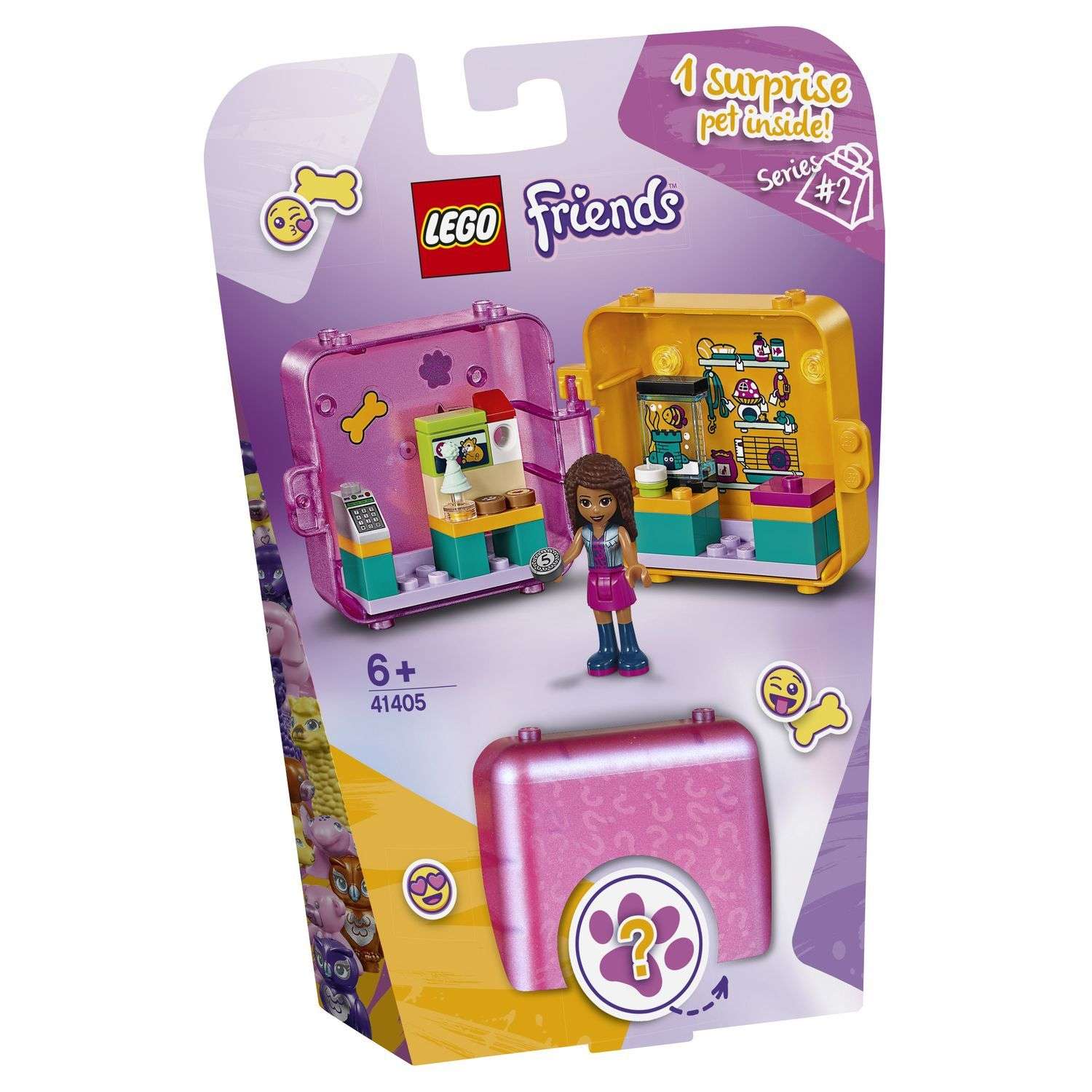 Конструктор LEGO Friends Шкатулка Покупки Андреа блочный - фото 2