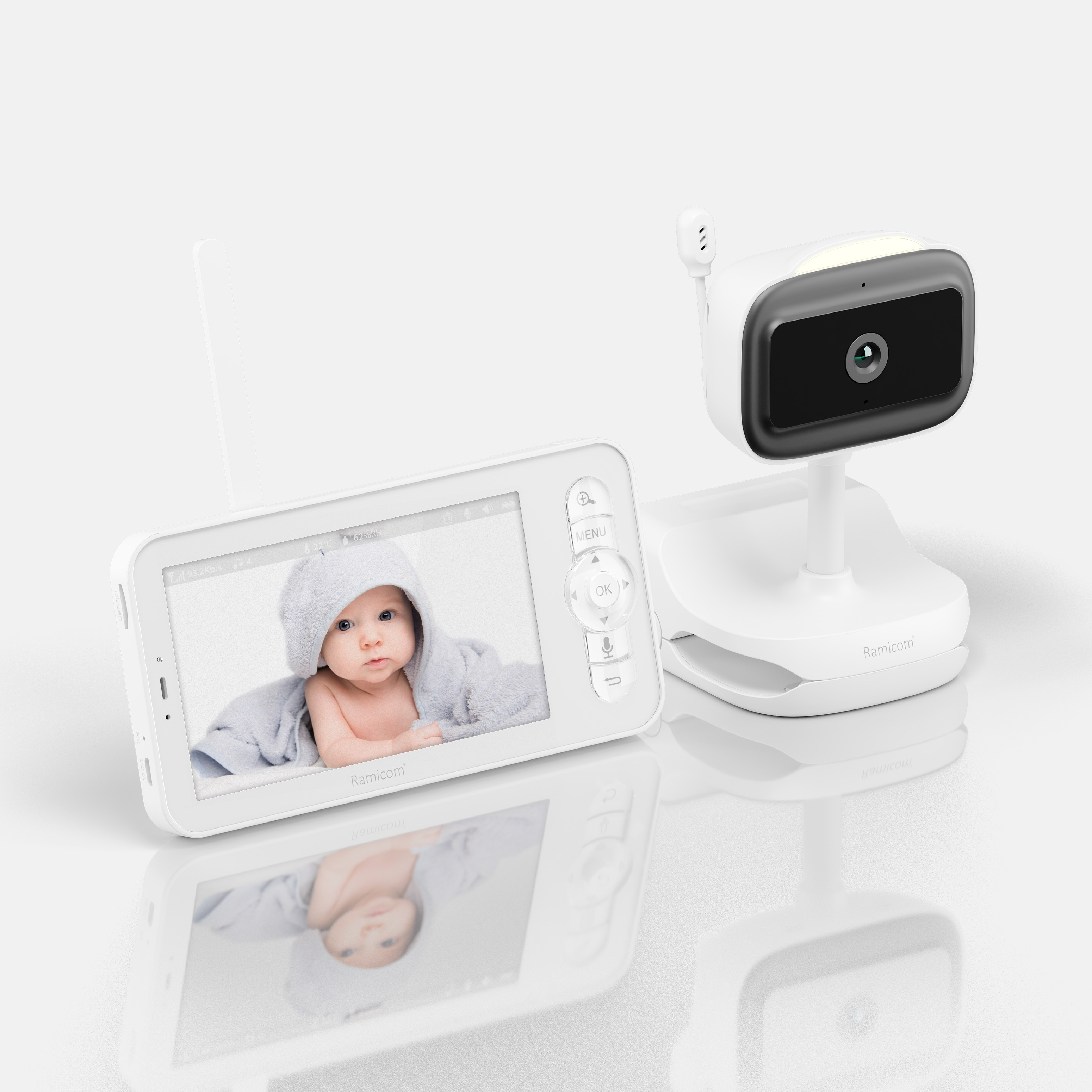 Видеоняня Ramicom VRC400 аккумулятор в камере - фото 13